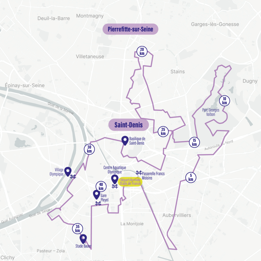 Le Grand Marathon De Saint Denis parcours